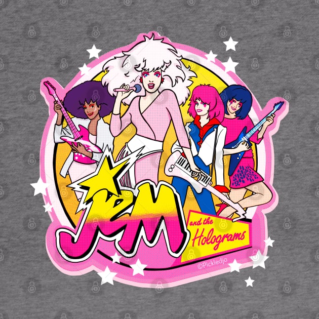 Jem and the Holograms - Pop art by Sketchy